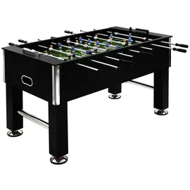 vidaXL Kickertisch Stahl 60 kg 140 x 74,5 x 87,5 cm Schwarz