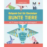 Usborne Verlag Origami-Set für Einsteiger: Bunte Tiere: mit 75 bunten Faltbögen und Anleitungsbuch (Origami-Reihe)