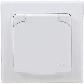 ChiliTec Gartensteckdose IP44 Weiß 2 St.