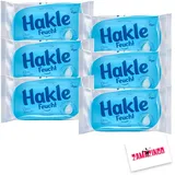 Hakle Feuchtes Toilettenpapier VEGAN Ultra Sensitiv 6 x 42 Blatt | Hygieneverschluss, biologisch abbaubar, Ohne Mikroplastik, Alkohol, Farb- & Duftstoffe + Zama4Zingo Karte (Ultra Sensitiv)