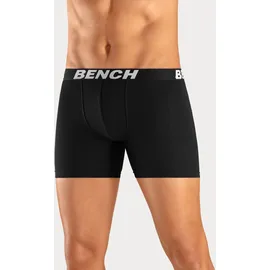 BENCH Boxershorts unifarben schwarz M 4er Pack