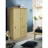 Möbilia Drehtürenschrank 80 x 136 x 43 cm Beige