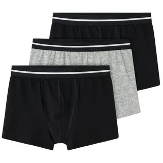 NAME IT Jungen Nkmboxer 3p Noos, Black/Pack:w/ 2 X Black+ 1 X Grey Mel., 92