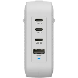 Targus HyperJuice 100W USB-C GaN Reise-Ladegerät (3C+1A) - Weiß