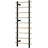 Vevor schwedische Leiterwand 9-stufiges Kletterspielzeug Wandturnhalle aus Massivholz + Karbonstahl 150 kg belastbares Indoor-Klettergerüst mit 8 x 8 cm Power Rack-Zubehör Turnreck