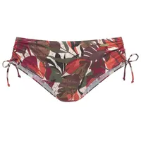 LASCANA Bikini-Hose Damen rot bedruckt Gr.34