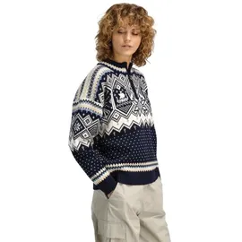 Dale of Norway VM Trondheim Sweatshirt Navy/OffWhite/Sandmelange M