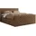 MKS Meble Boxspringbett mit Bettkasten - Braun Kunstleder - Braun