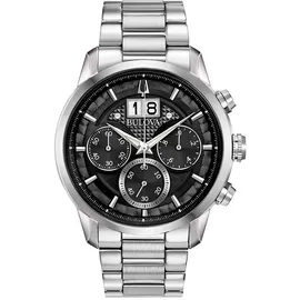 BULOVA Sutton Classic Chronograph Edelstahl 44 mm 96B319