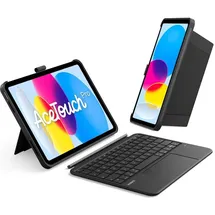 Inateck Keyboard iPad 11" QWERTZ für Chuwi HiPad 11 Schwarz/Grau