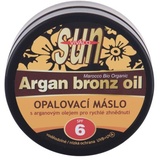 Vivaco Sun Argan Bronz Oil Suntan Butter SPF6 Wasserfeste Sonnenbutter mit Arganöl für schnelle Bräune 200 ml