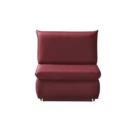 Sofa.de Schlafsessel Etta Stoff 88 x 88 x 96 cm Rot mit Schlaffunktion