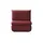 Sofa.de Schlafsessel Etta Stoff 88 x 88 x 96 cm Rot mit Schlaffunktion