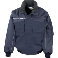 Result WORK-GUARD Zip Sleeve Heavy Duty Jacket - Blau