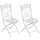 CLP Gartenstuhl Indra 40 x 50 x 92 cm antik-weiß 2 St.