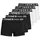 JACK & JONES Retro Boxershorts Schwarz / Weiß XXL 6er Pack