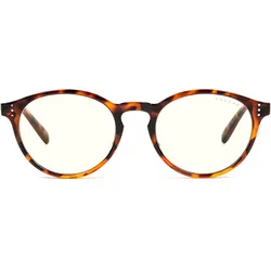 Gunnar Optiks Attaché, Oval, Klassisch, Braun, Nylon-Polymer, Transparent, 5 cm