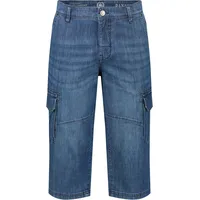 LERROS Leichte Denim Long-Bermuda mit Stretchanteil » MID BLUE, 32