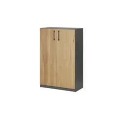 Aktenschrank  SOLIDLine , grau , Maße (cm): B: 80 H: 121,4 T: 40