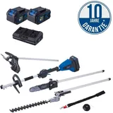 SCHEPPACH - Akku Multifunktionsgerät BC-MFH400-X 20V-IXES 2x4,0Ah Akku+Doppellader