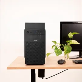 TooQ Tower Tooq TQC-4701-SP Micro-ATX Schwarz 500 W USB-C