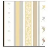 Transparentpapier 115 g/qm A4 VE=25 Blatt Classic Christmas creme/braun Motiv 4