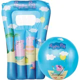 Happy People Peppa Pig Strandset inkl. Wasserball und Kindermatratze