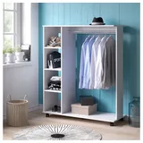 Vicco Garderobenschrank Cosmo 110 x 129,4 cm Weiß