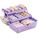Linsition Haarschmuck Organizer Kinder Haarschmuck Aufbewahrungs Kasten Aufbewahrungsbox Für Haargummis Und Haarbänder Geschichtete Behälter Für Mädchen Badezimmer Schlafzimmer