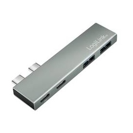 Logilink USB-C® Dockingstation UA0399 Passend für Marke: Apple USB-C® Power Delivery