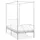 vidaXL Himmelbett 90 x 200 cm Weiß