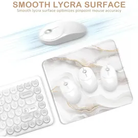 luxuskollektion Gaming Mauspad Klein langlebig genähte Kanten rutschfeste Gummibasis