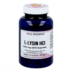 L-lysin 500 mg Kapseln