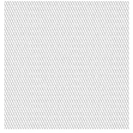 vidaXL Gittermatte Streckmetall 100 x 85 cm Silber