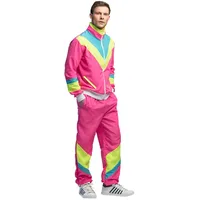 Boland - Kostüm für Herren, 90er Jahre Trainingsanzug, Hose und Jacke, Bad Taste Anzug für Karneval, Mottoparty und JGA