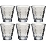 LEONARDO HOME 025893 Trinkglas OPTIC 6er-Set 215 ml grau,