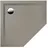 Hoesch Muna 90x90x3cm, steingrau, Soliq., Antirutsch