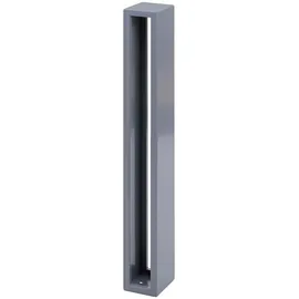 MCW Fahrradbügel J80 Fahrradständer verzinkter Stahl 87x10x13cm grau