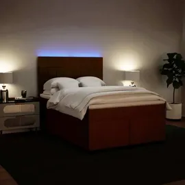 vidaXL Boxspringbett 140 x 200 cm Rosa
