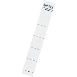 Centra Rückenschilder zum Einstecken 30x190mm VE=10x10 Stück weiß