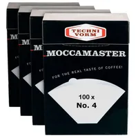 Moccamaster Technivorm Moccamaster 85022 Moccamaster 4, Papierfilter, weiß, (2)...