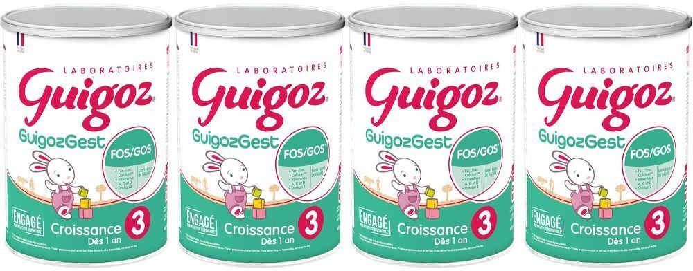 GUIGOZ® GuigozGest 3 Croissance 4x800 g Poudre