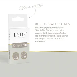 Lenz NOA Handtuchhalter 2-armig Nickel 4605322