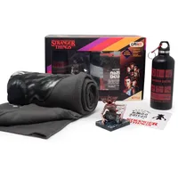 Neamedia Icons Netflix Chill Kit Stranger Things (Decke, Thermosflasche, Figur, Stickerheft), Geschenkset