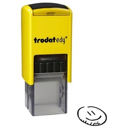 trodat edy® Motivstempel Smiley 2,0 x 2,0 cm