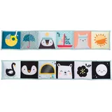 TAF TOYS Northpole doppelseitiges Knisterbuch für Babys ab der Geburt