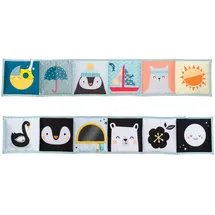 TAF TOYS Northpole doppelseitiges Knisterbuch für Babys ab der Geburt