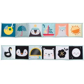 TAF TOYS Northpole doppelseitiges Knisterbuch für Babys ab der Geburt