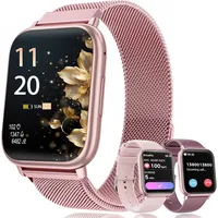 Smartwatch Damen Frauen mit Telefonfunktion Armbanduhr Sportuhr Fitnessuhr