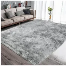 luxuskollektion Teppich Grau/Weiß 140 x 200 cm